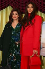 SONAM KAPOOR and TWINKLE KHANNA at Pad Man Photocall in London 01/18/2018