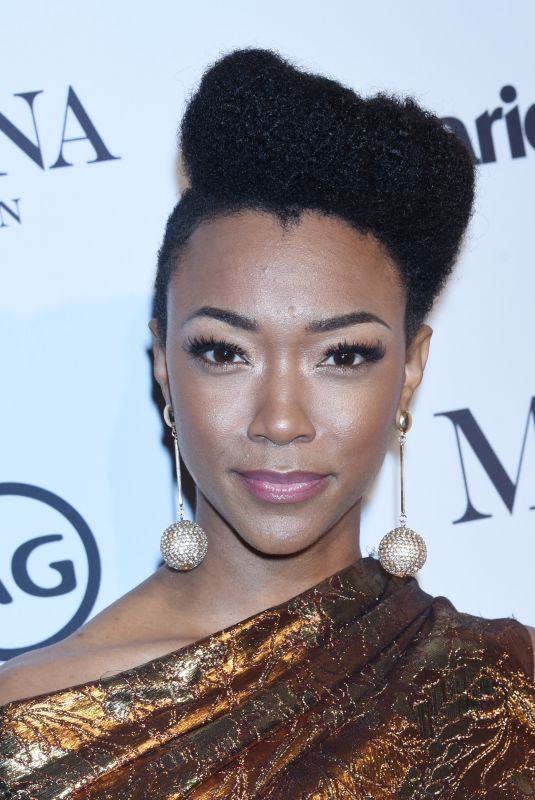 SONEQUA MARTIN GREEN at Marie Claire Image Makers Awards in Los Angeles 01/11/2018