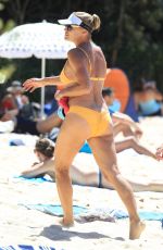 SONIA KRUGER in Bikini on the Beach in Sydney 01/07/2018