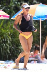 SONIA KRUGER in Bikini on the Beach in Sydney 01/07/2018