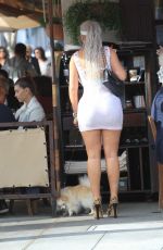 SOPHIA VEGAS WOLLERSHEIM and PHOEBE PRICE Leaves Il Pastaio in Beverly Hills 01/15/2018