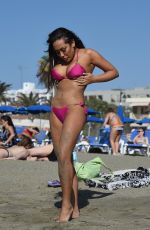 SOPHIE KASAEI in Bikini at a Beach in Lanzarote 01/19/2018