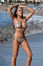 SOPHIE KASAEI in Bikini at a Beach in Turkey 01/14/2018