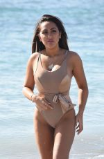 SOPHIE KASAEI in Swimsuit on the Beach in Lanzarote 01/24/2018