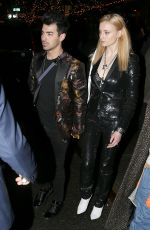 SOPHIE TURNER and Joe Jonas Night Out in New York 01/27/2018