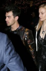 SOPHIE TURNER and Joe Jonas Night Out in New York 01/27/2018