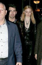 SOPHIE TURNER and Joe Jonas Night Out in New York 01/27/2018