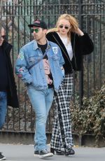 SOPHIE TURNER and Joe Jonas Out in New York 01/27/2018