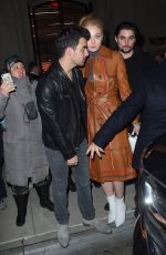 SOPHIE TURNER Leaves Republic Records Pre-Grammy Awards Party in New York 01/26/2018