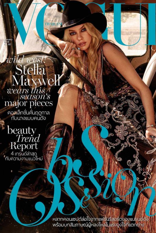 STELLA MAXWELL in Vogue Magazine, Thailand January 2018 Issue