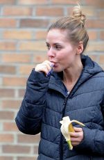 STEPHANIE WARING Leaves Dancing on Ice Hotel 01/09/2018