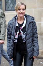 STEPHANIE WARING Leaves ITV Studios in London 01/22/2018