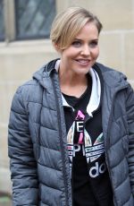 STEPHANIE WARING Leaves ITV Studios in London 01/22/2018