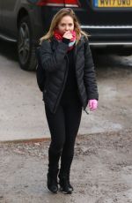 STEPHANIE WARING Leaves Silverblades Ice Rink in Altrincham 01/12/2018