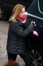 STEPHANIE WARING Leaves Silverblades Ice Rink in Altrincham 01/12/2018