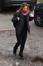 STEPHANIE WARING Leaves Silverblades Ice Rink in Altrincham 01/12/2018
