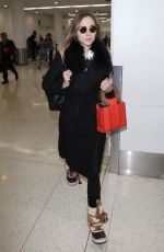 SUKI WATERHOUSE at Los Angeles International Airport 01/22/2018