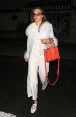 SUKI WATERHOUSE Leaves Piccolino Ristorante in West Hollywood 01/18/2018
