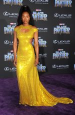 SYDELLE NOEL at Black Panther Premiere in Hollywood 01/29/2018