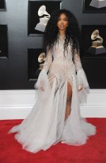 SZA at Grammy 2018 Awards in New York 01/28/2018