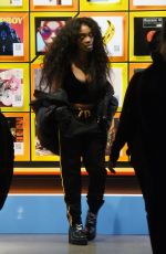 SZA Out and About in New York 01/24/2018