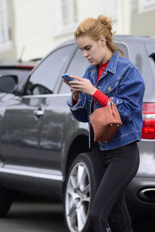 TALLULAH WILLIS Makeup Free Leaves a Gym in Los Angeles 01/22/2018