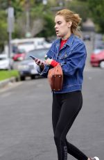 TALLULAH WILLIS Makeup Free Leaves a Gym in Los Angeles 01/22/2018