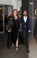 TAMARA ECCLESTONE Leaves Sumosan Wwiga Restaurant in London 01/26/2018