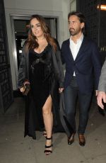 TAMARA ECCLESTONE Leaves Sumosan Wwiga Restaurant in London 01/26/2018