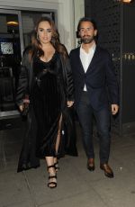 TAMARA ECCLESTONE Leaves Sumosan Wwiga Restaurant in London 01/26/2018