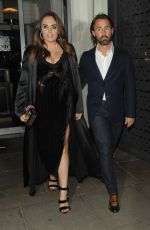 TAMARA ECCLESTONE Leaves Sumosan Wwiga Restaurant in London 01/26/2018