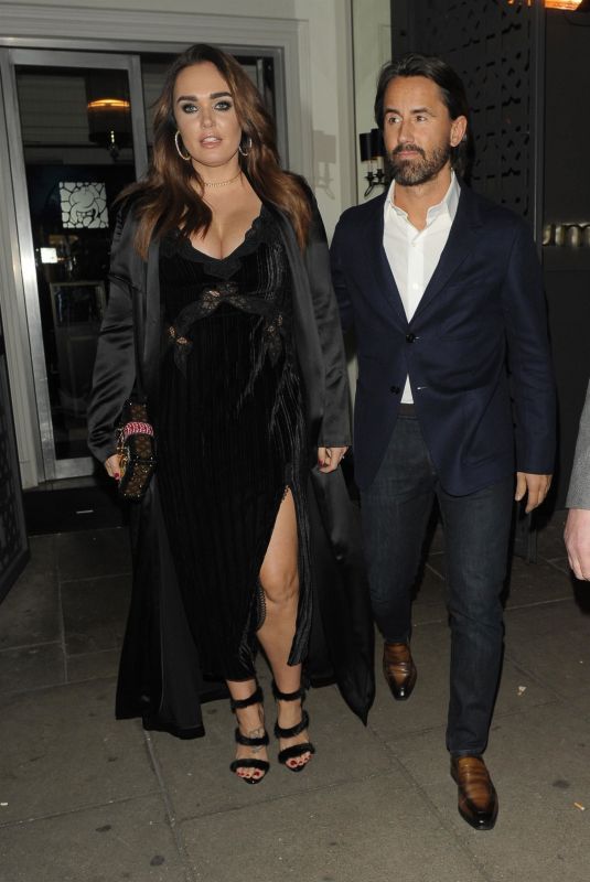 TAMARA ECCLESTONE Leaves Sumosan Wwiga Restaurant in London 01/26/2018