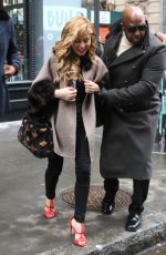 TARA LIPINSKI Arrives at Build Studio in New York 01/11/2018