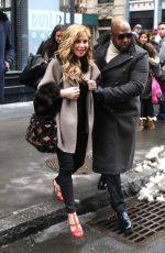 TARA LIPINSKI Arrives at Build Studio in New York 01/11/2018