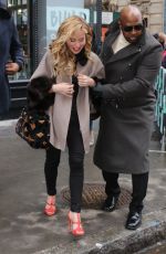 TARA LIPINSKI Arrives at Build Studio in New York 01/11/2018