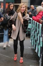 TARA LIPINSKI Arrives at Build Studio in New York 01/11/2018