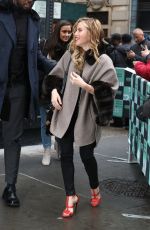 TARA LIPINSKI Arrives at Build Studio in New York 01/11/2018