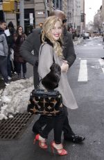 TARA LIPINSKI Arrives at Build Studio in New York 01/11/2018