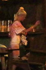 TARA REID Night Out at a Bar on New Year