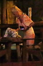 TARA REID Night Out at a Bar on New Year