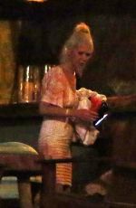TARA REID Night Out at a Bar on New Year