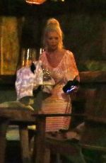 TARA REID Night Out at a Bar on New Year