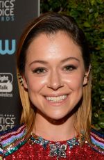 TATIANA MASLANY at 2018 Critics’ Choice Awards in Santa Monica 01/11/2018