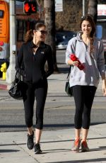 TERI HATCHER and EMERSON TENNEY Heading to a Gym in Los Angeles 01/10/2018