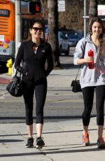 TERI HATCHER and EMERSON TENNEY Heading to a Gym in Los Angeles 01/10/2018