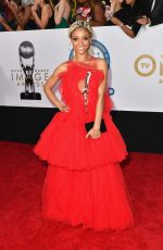 TIFFANY BOONE at 49th Naacp Image Awards in Pasadena 01/14/2018