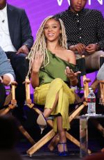 TIFFANY BOONE at The Chi Panel at TCA Winter Press Tour in Los Angeles 01/06/2018