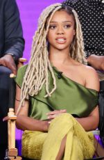 TIFFANY BOONE at The Chi Panel at TCA Winter Press Tour in Los Angeles 01/06/2018