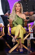 TIFFANY BOONE at The Chi Panel at TCA Winter Press Tour in Los Angeles 01/06/2018