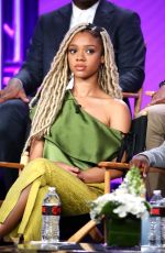 TIFFANY BOONE at The Chi Panel at TCA Winter Press Tour in Los Angeles 01/06/2018